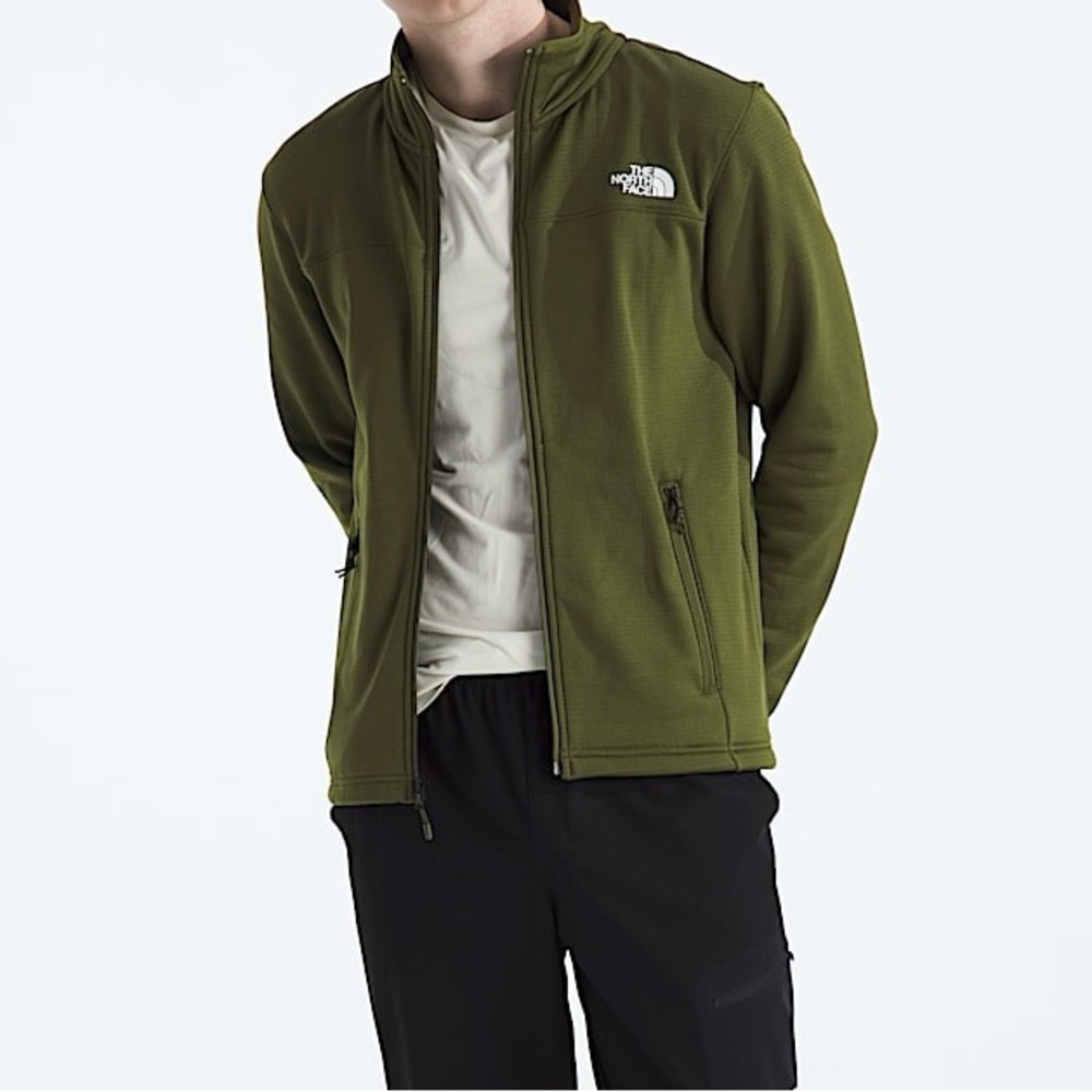 The North Face Men’s Cedar Trail Grid Fleece Full-Zip Jacket View 2